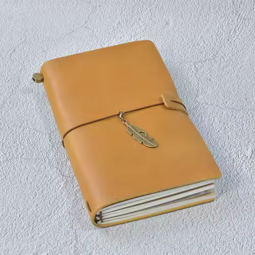 100% Genuine Leather Journal Refillable Travel Notebook Retro DIY Handmade Diary Sketchbook School Office Gift Customized - Image 7