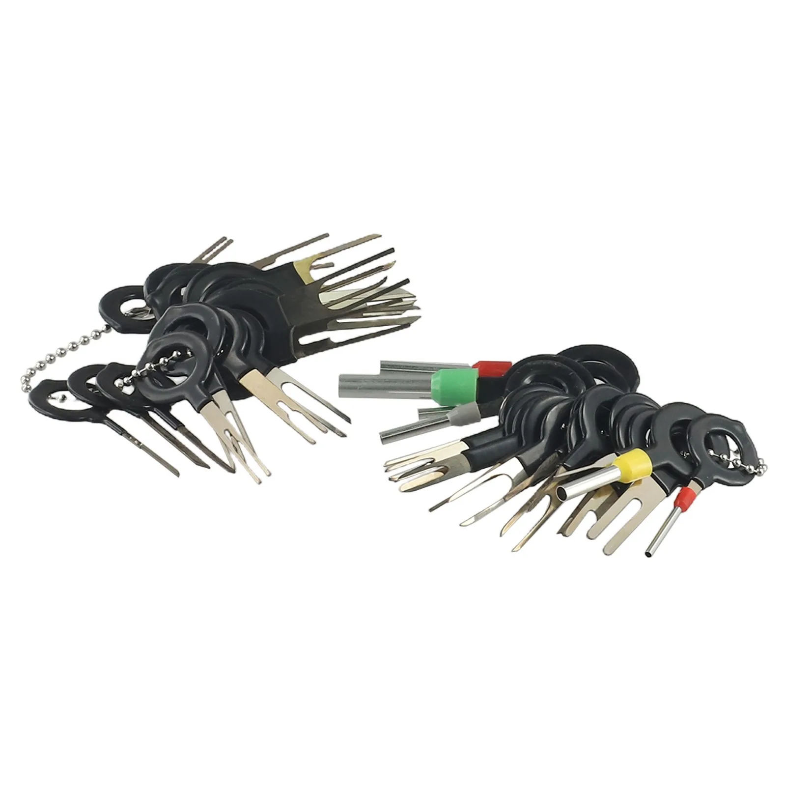 Removal Tools Wire Terminal Automotive Cable Disassembly Extractor Keys Mechanical Pin Puller Repair Wiring 39pcs