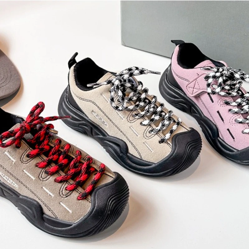 

Fashion Girls' Shoes 2025 Autumn New Kids Sneakers Soft Soled Boys Shoes Simple Anti Slip Girls Casual Shoe Zapatillas Niña