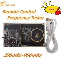 Universal Remote Control Tester RF Frequency Detector 200-900mhz Transmitter Data Compare RF Remote Detector Inspection Tools