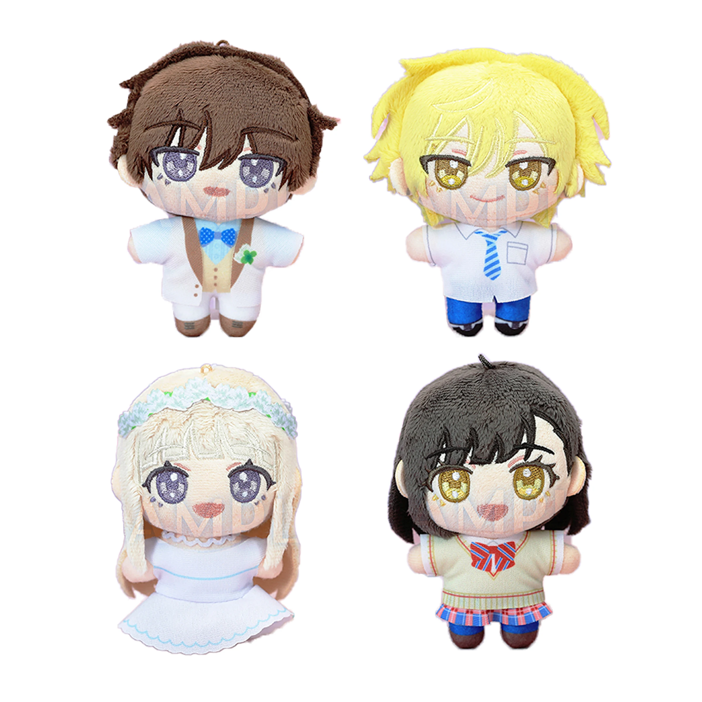 

12cm 100% Original Cotton Dolls Anime HONEY LEMON SODA Surrounding Plush Doll Hashimoto Hana Mikado Miura Kids Palm Gift Toys