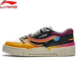 Li-ning masculino 001 btc clássico estilo de vida sapatos almofada elegante forro confortável wearable sapatos esportivos lazer tênis agcu053