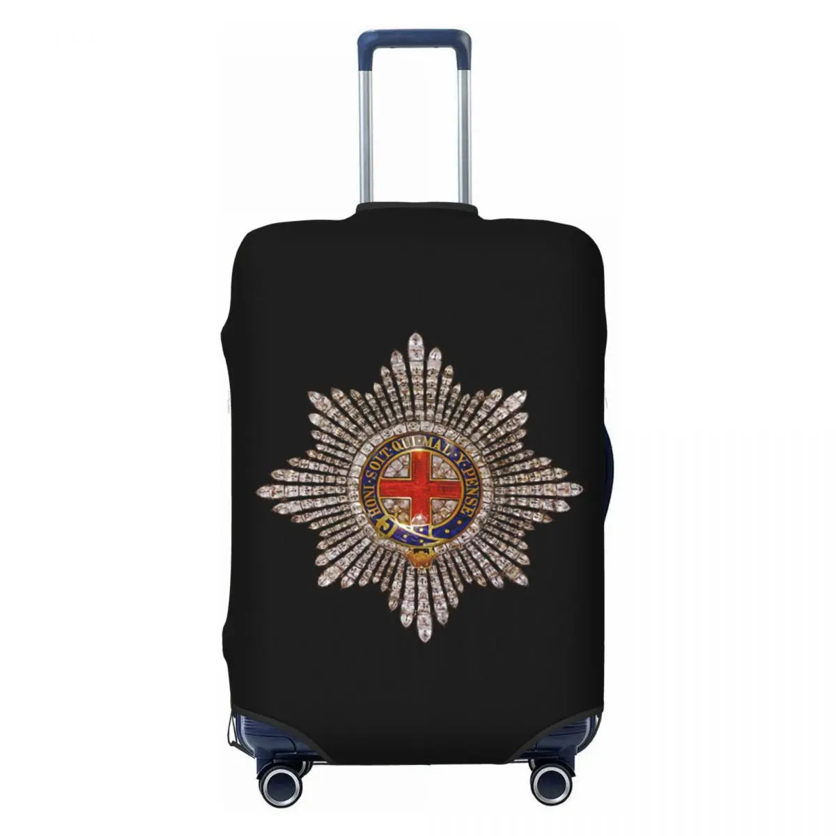 

Most Notable Order Of The Garter Star Travel Luggage Cover Elastic Suitcase Cover Protector Fit 18-32 Inch