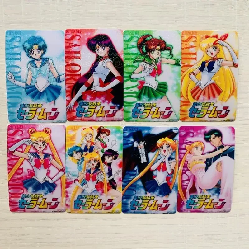 8Pcs/set Self Made Sailor Moon Princess Serenity Aino Minako Chibiusa Anime Game Characters Classic Series Collection Card Gift