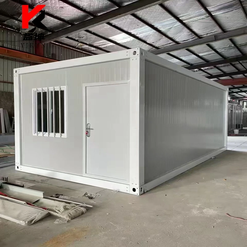 Foldable Steel Container House with Farmhouse Design 20ft Model Prefabricated Modular Building for Commercial & Residential Use