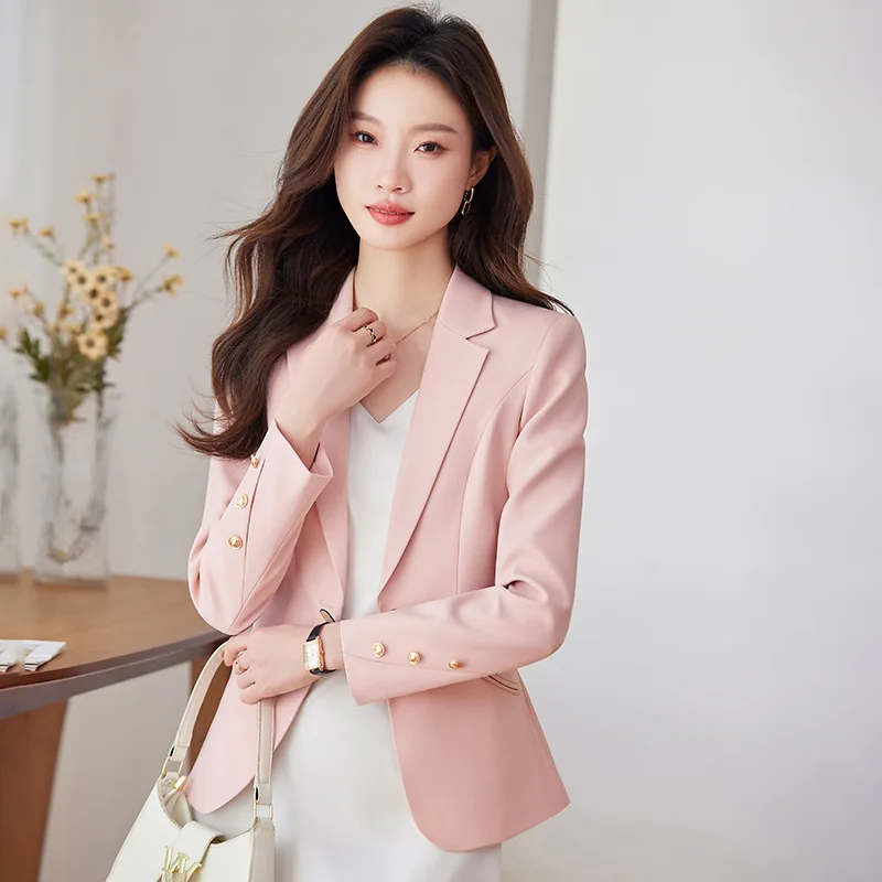 

Spring Summer Newest Formal Blazers Jackets Coat for Women Professional Office Ladies Business Work Wear Career Outwear Tops