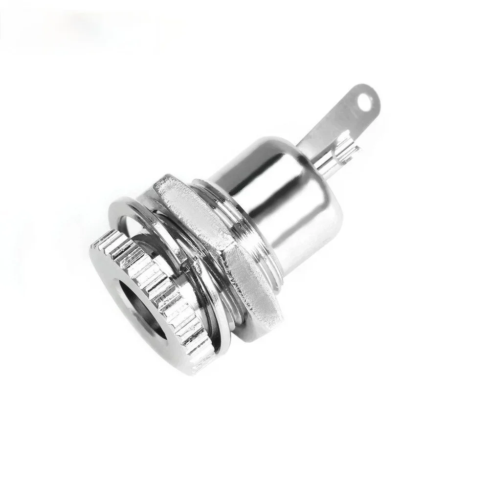 Nuovo 5-Pack DC-099 5.5mm x 2.1mm 30V 10A presa Jack di alimentazione cc, adattatore connettore filettato femmina per montaggio a pannello