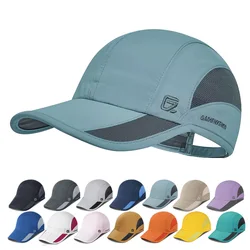 Gadiemkend-Gorra deportiva de secado rápido sin estructura para hombre y mujer, gorro protector solar Unisex para senderismo y Golf, M37