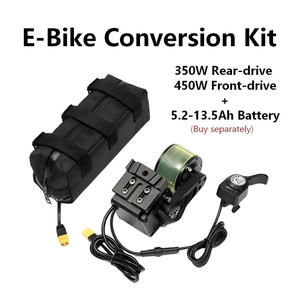 350W Mid Drive Rear Wheel Motor Kit, 48V 13Ah Power Accessory Set, E-bike Conversion Assembly For Bicycle Modification