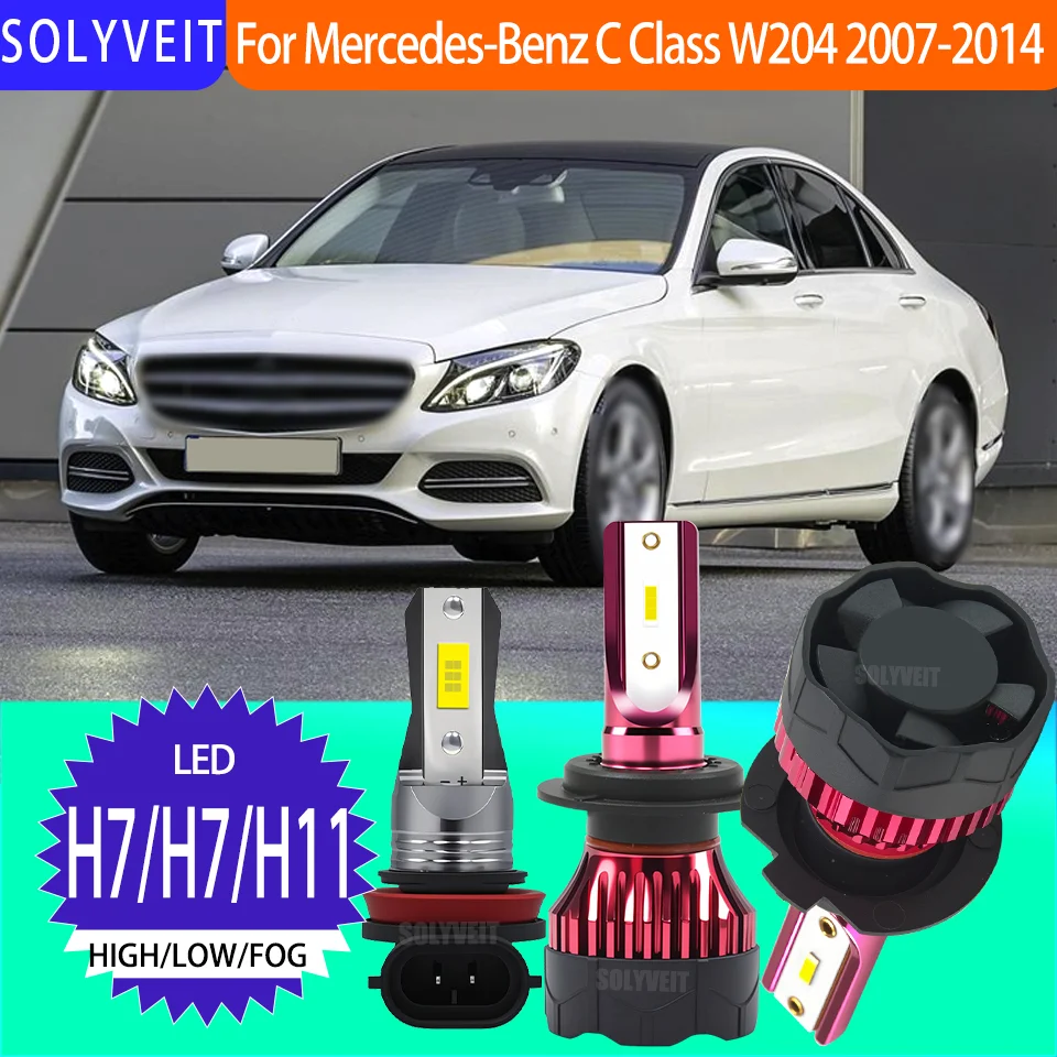 

Quality Assurance Longer Lifespan LED High Low Fog H7/H11 For Mercedes-Benz C Class W204 2007 2008 2009 2010 2011 2012 2013 2014