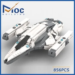 Interstellar Mocha Empire Couier Spaceship Building Block MOC  Star Destroyer Assembly DIY Bricks Children Xmas Toys