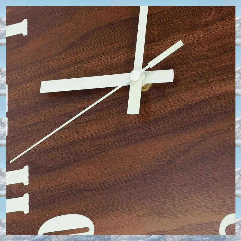

2025 Hot Style 3Pcs 12 Inch Night Light Function Wooden Wall Clock Vintage Rustic Country Tuscan Style For Kitchen Office Home S