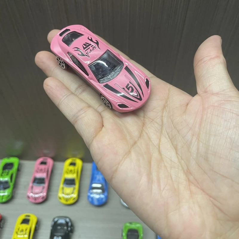 Modèle de voiture de sport de course de poche en alliage moulé sous pression pour enfants, mini voiture de simulation, véhicules de collection, jouets, 6-36 pièces