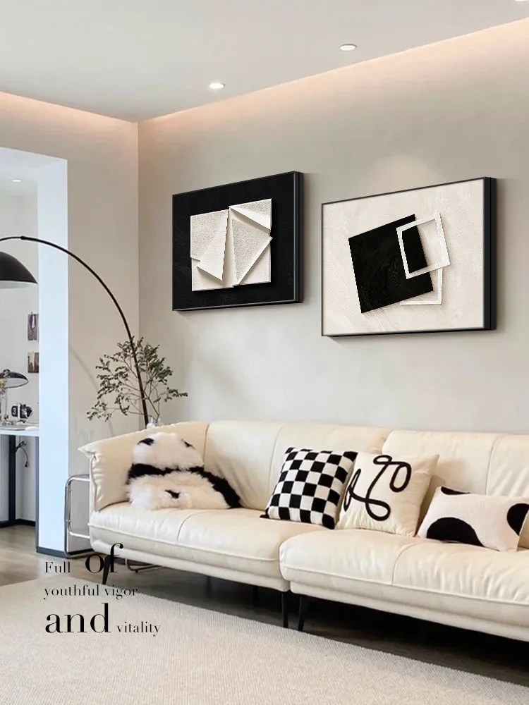 Light Luxury Advanced Inductor Meter Box Box Blocking Decorative Painting Distribution Box Electric Switch Hanging Painting