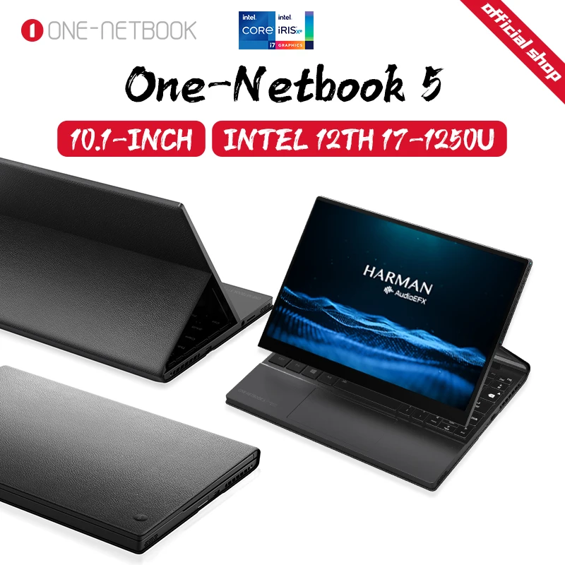 OneNetbook 5 Onexplayer más nuevo Original Intel i7 1250U 10,1 pulgadas 2,5 K LTPS PC portátil portátil de negocios Oficina Notebook bolsa gratis