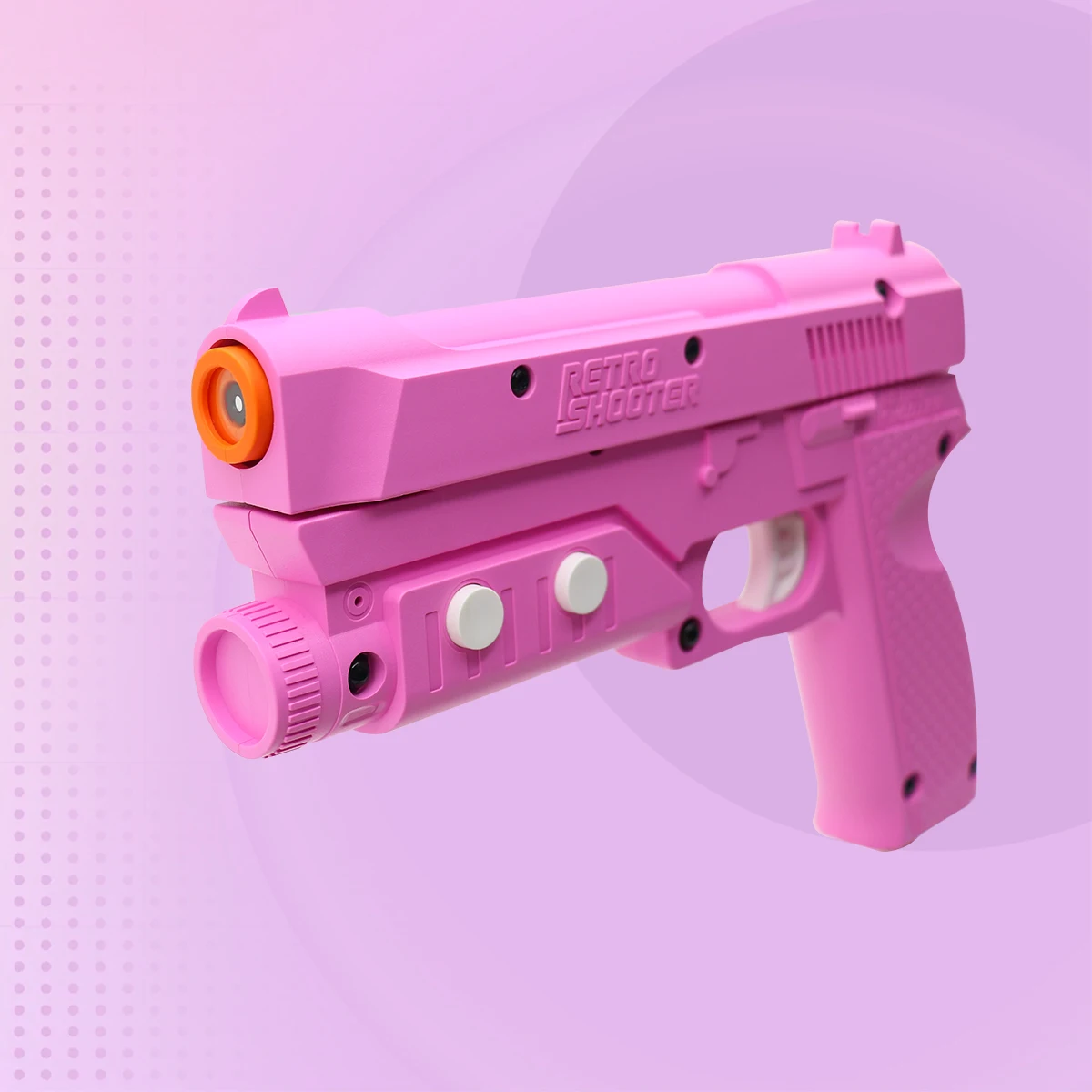 Retro Shooter Arcade Game Light Gun with Recoil & Vibration for PC Emulator Gaming 5