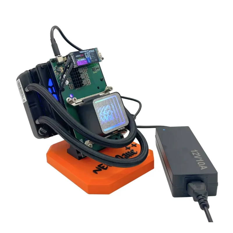 NerdQaxe++ 4.8TH/s جهاز تعدين بيتكوين مبرد بالهواء 4 قطع BM1370 | 2.4G WiFi كفاءة التعدين المنفرد SHA-256 ASIC #5