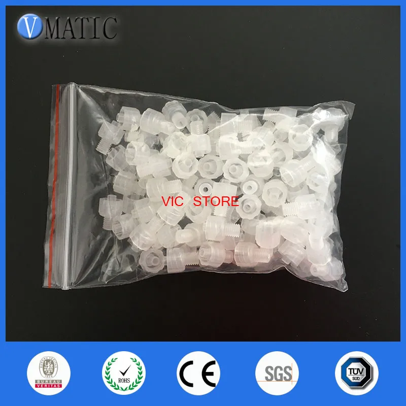 Imagem -05 - Masculino Luer Tapered Seringa Encaixe Conector Luer Lock Polyprop Qualidade 100 Pcs