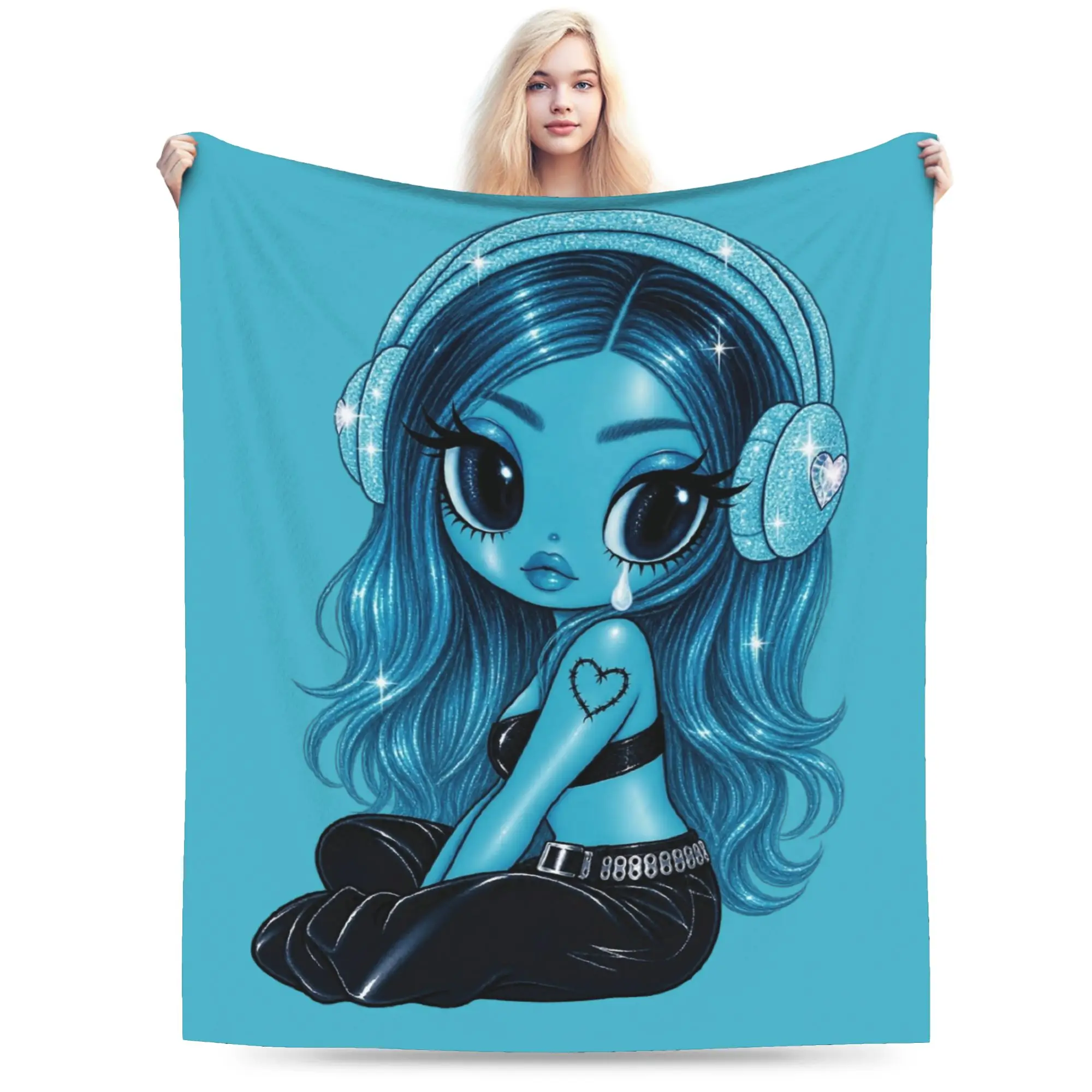 K-Karoled G NMADST New Album Blanket Super Soft Cozy  Throw Blankets for Bed 50x60 Inch Multiple Sizes Plush Thin Quilt