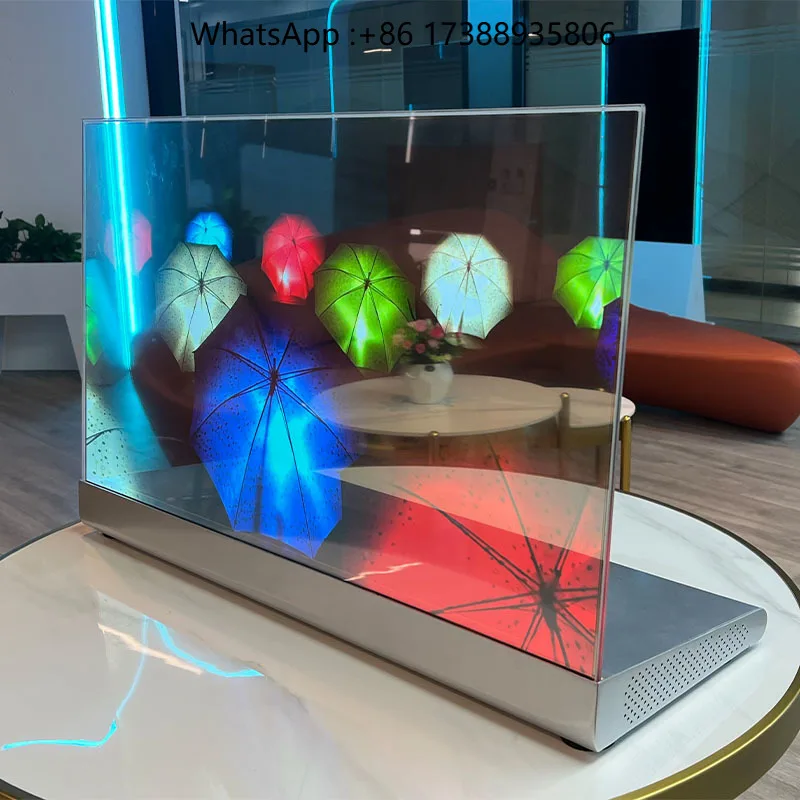 Touch Control 30-Inch Transparent OLED Display 600nit Brightness for Digital Signage Fashion Showroom Shopping Mall Exhibition