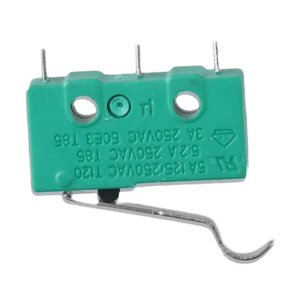 5PCS Portable KW4-3Z-3 Micro Switch AC 125V 5A Hinge Lever Switch 3 Terminal Green Limit Switch for Mill CNC