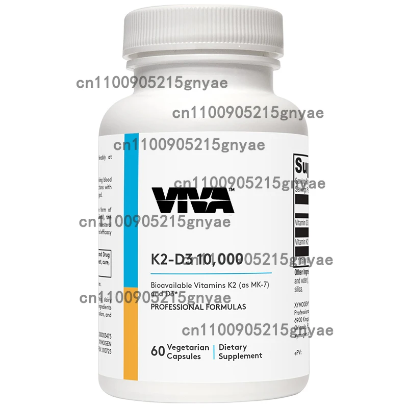 

Healthy Vitamins D3 and K2 MK7, Beneficial for Bone Health, Heart, and Teeth -60 Capsules