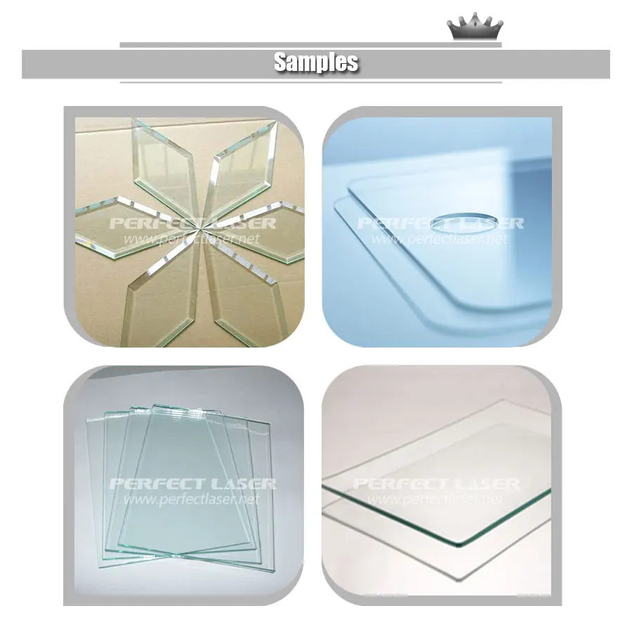 Perfect Laser Car Rear view Glass Mirror 1-8mm Thickness 800x800mm Automatic Cutting System CNC Glass Cutter Machine