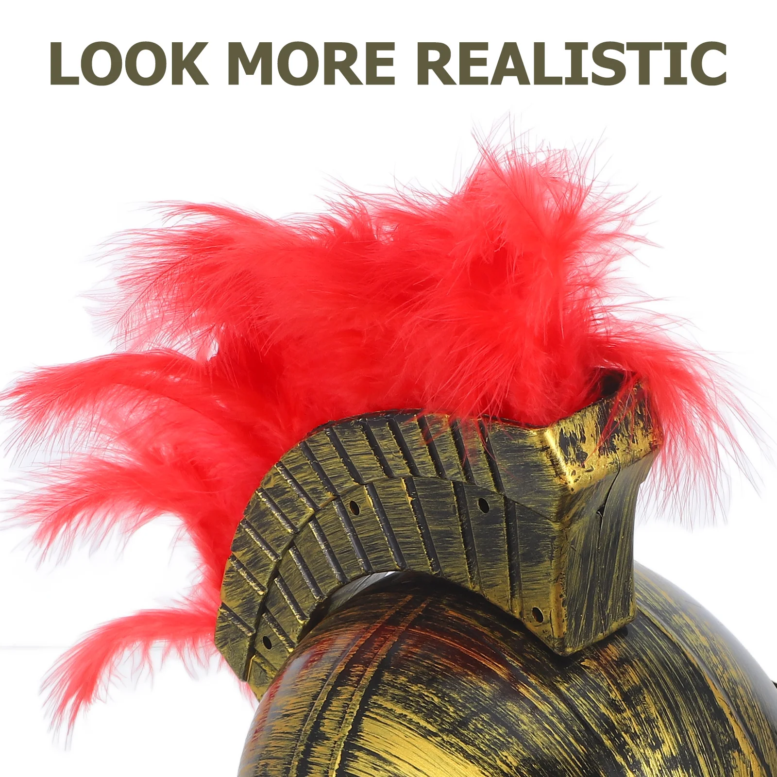 

Roman Warrior Vintage Style Cosplay Hat Party Costume Soldier Headgear Accessory Roman Cosplay Hat