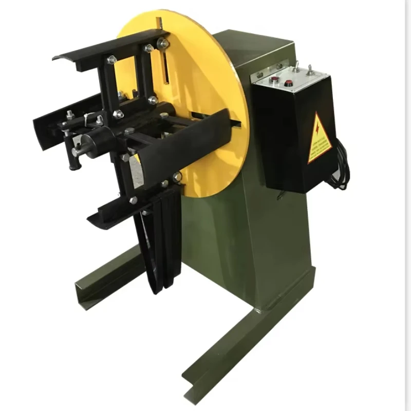 Automatic high-speed industrial punch straightening stainless steel coil hydraulic uncoiler