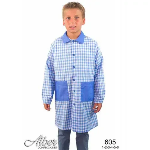Baby Colegial Para Niño y Niña De La Marca Alber Con Estampado En Cuadros Modelo 605