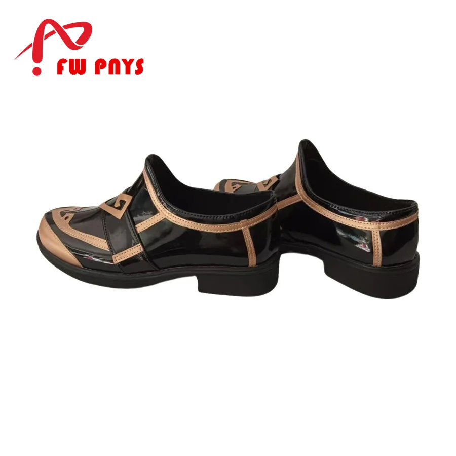 Zapatos de Anime negros Unisex para hombres y niños, suministros personalizados para fiesta de Carnaval, Cosplay de Halloween