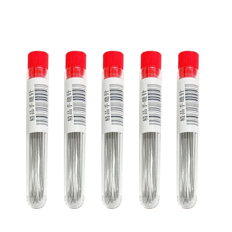 مجموعة إبر خياطة يدوية ممتازة مع عين واسعة وزجاجة مريحة لسهولة الخياطة والإصلاح المنزلي #2