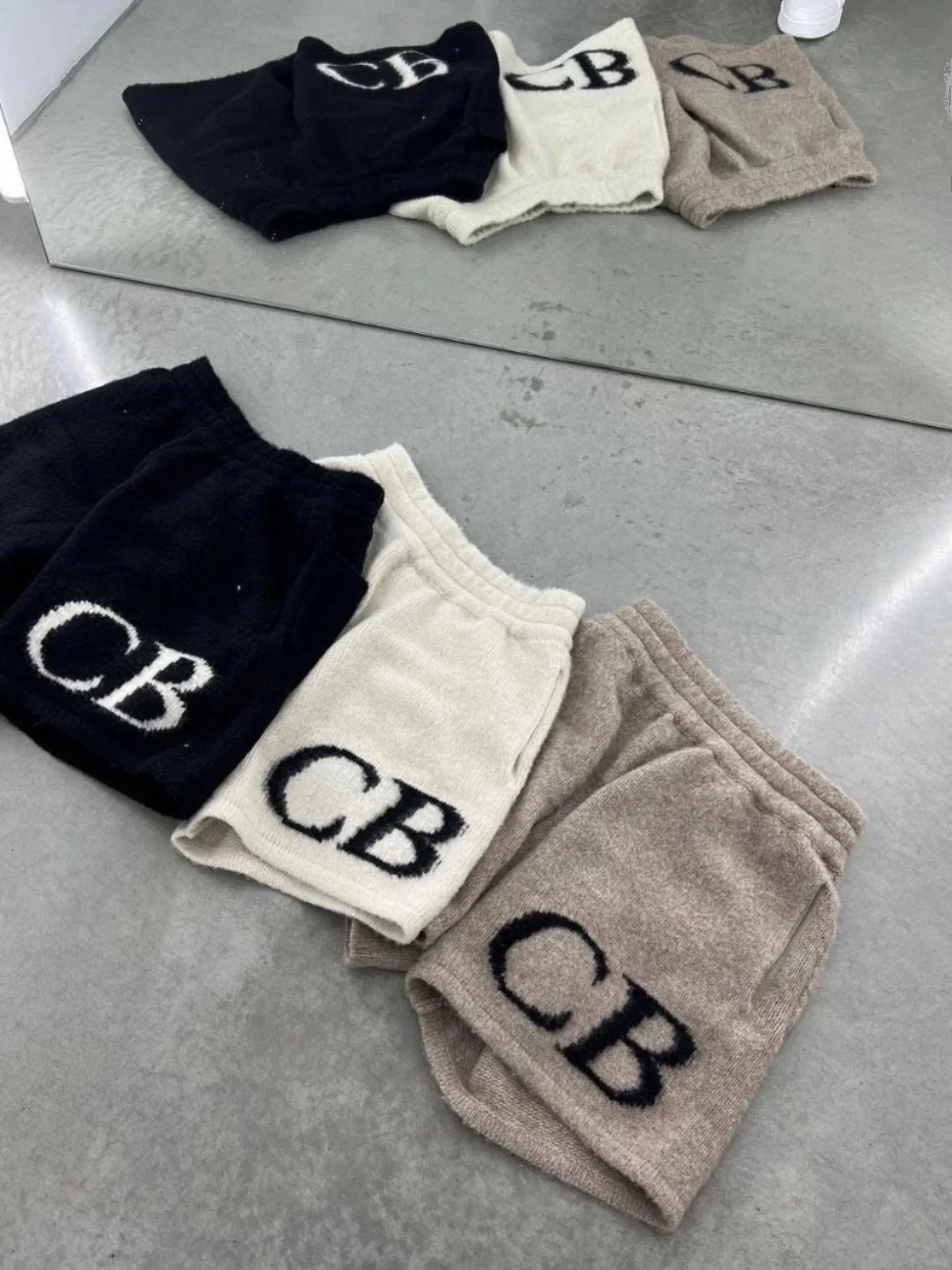 Cole Buxton Trendy Brand Letter Logo Tassel Cotton Blend Short Pants for Men And Women Spring Summer Seasonal Wear