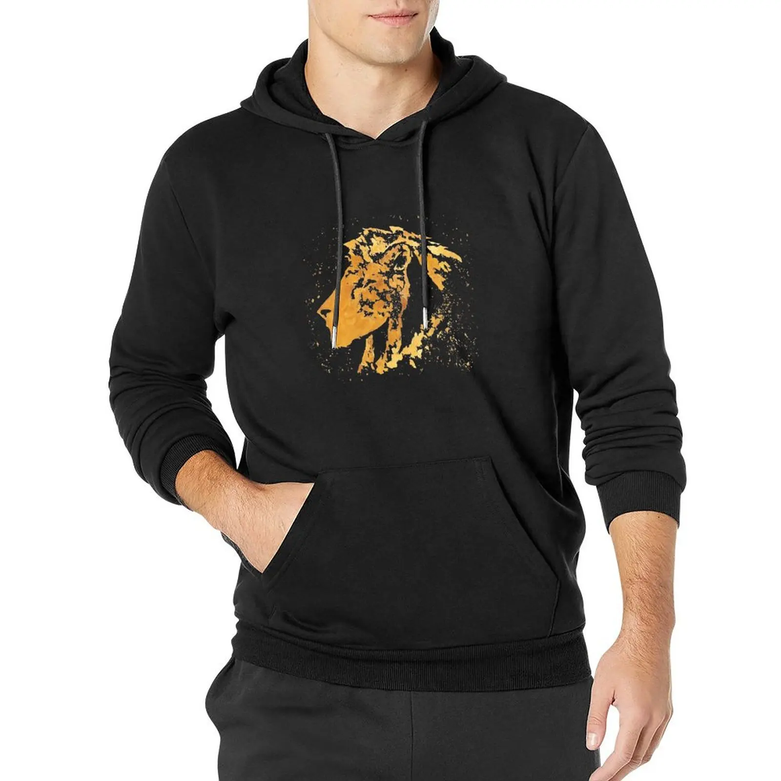 

Lion Pullover Hoodie men wear mens clothing new in hoodies