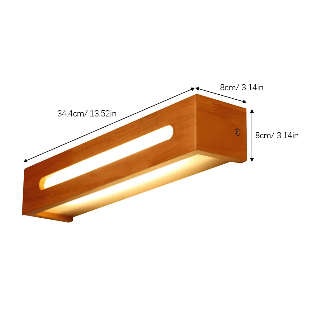 1 مجموعة الحمام الجدار الخفيفة الحديثة LED الغرور ضوء البلاستيك الحديد المطاط الخشب لاعبا اساسيا لغرفة النوم المدخل مرآة الإضاءة