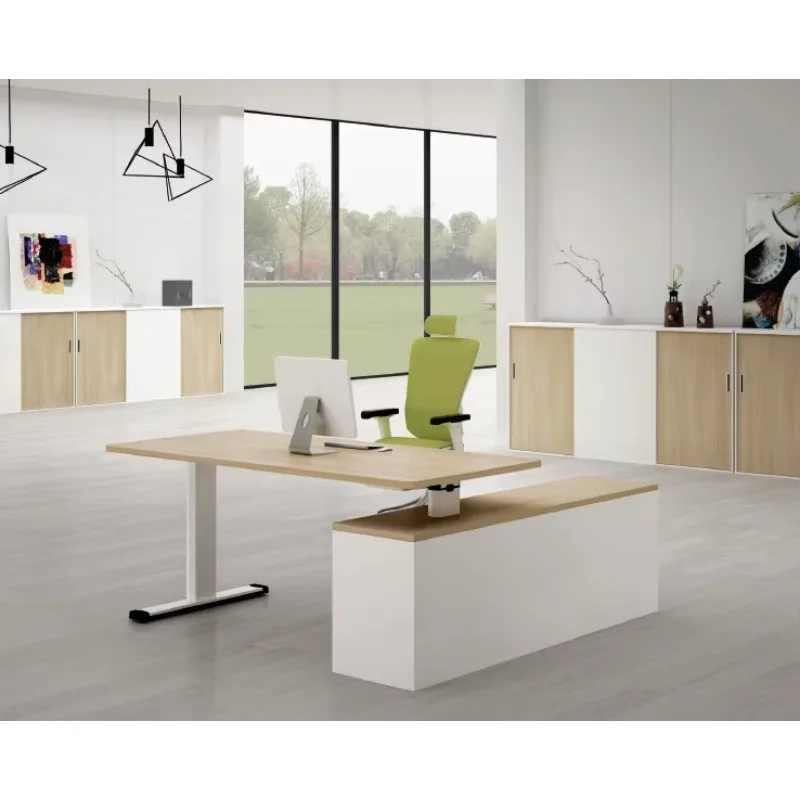 

Chinese Factory Price Office Desk Furniture Modern Design Healthy Green Adjustable Office Desks