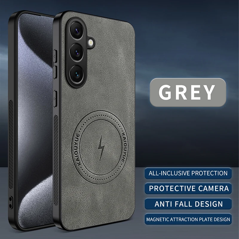 PU-Leder Handyhülle für Samsung Galaxy S25FE S26 S25 Ultra S24 S23 S22 S21 Plus A27 A37 A57 A17 A07 A56 A36 A06 Magnetische Abdeckung