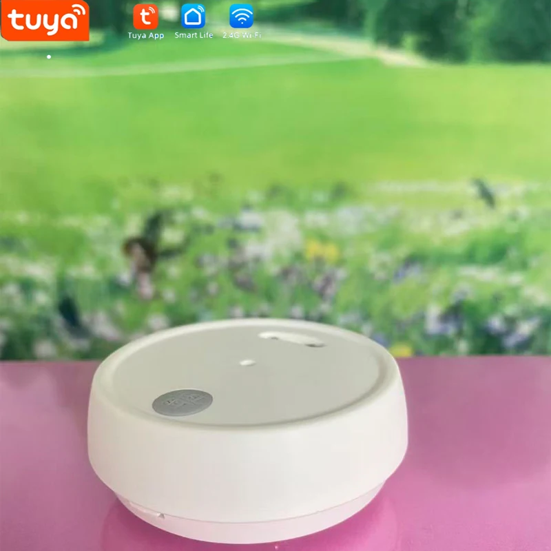 مستشعر الفيضانات Tuya WiFi مع تطبيق Smart Life، كشف تسرب المياه، إنذار الصوت العالي، المراقبة عن بعد وتنبيه الاتصال #1