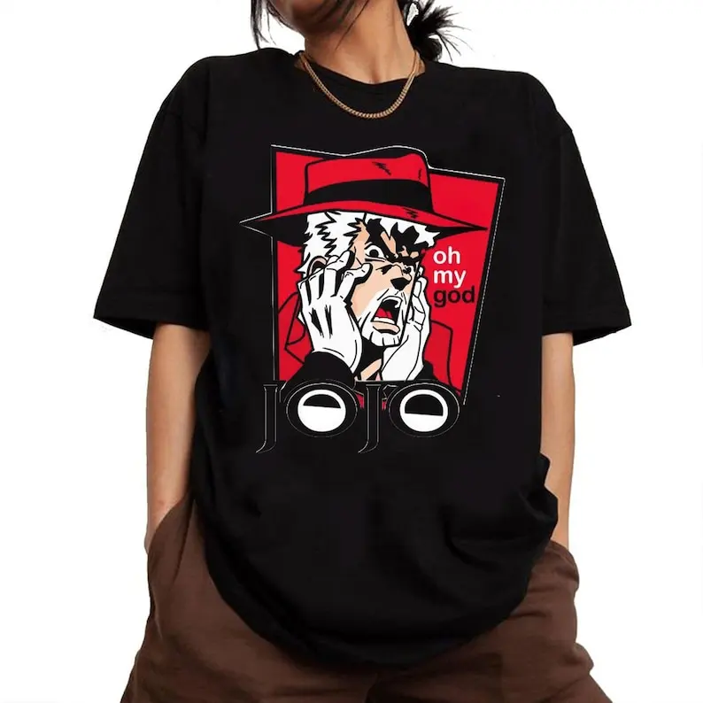 Anime JJ's Bizarre Adventure T-Shirt, Anime T-Shirt cotton shirt