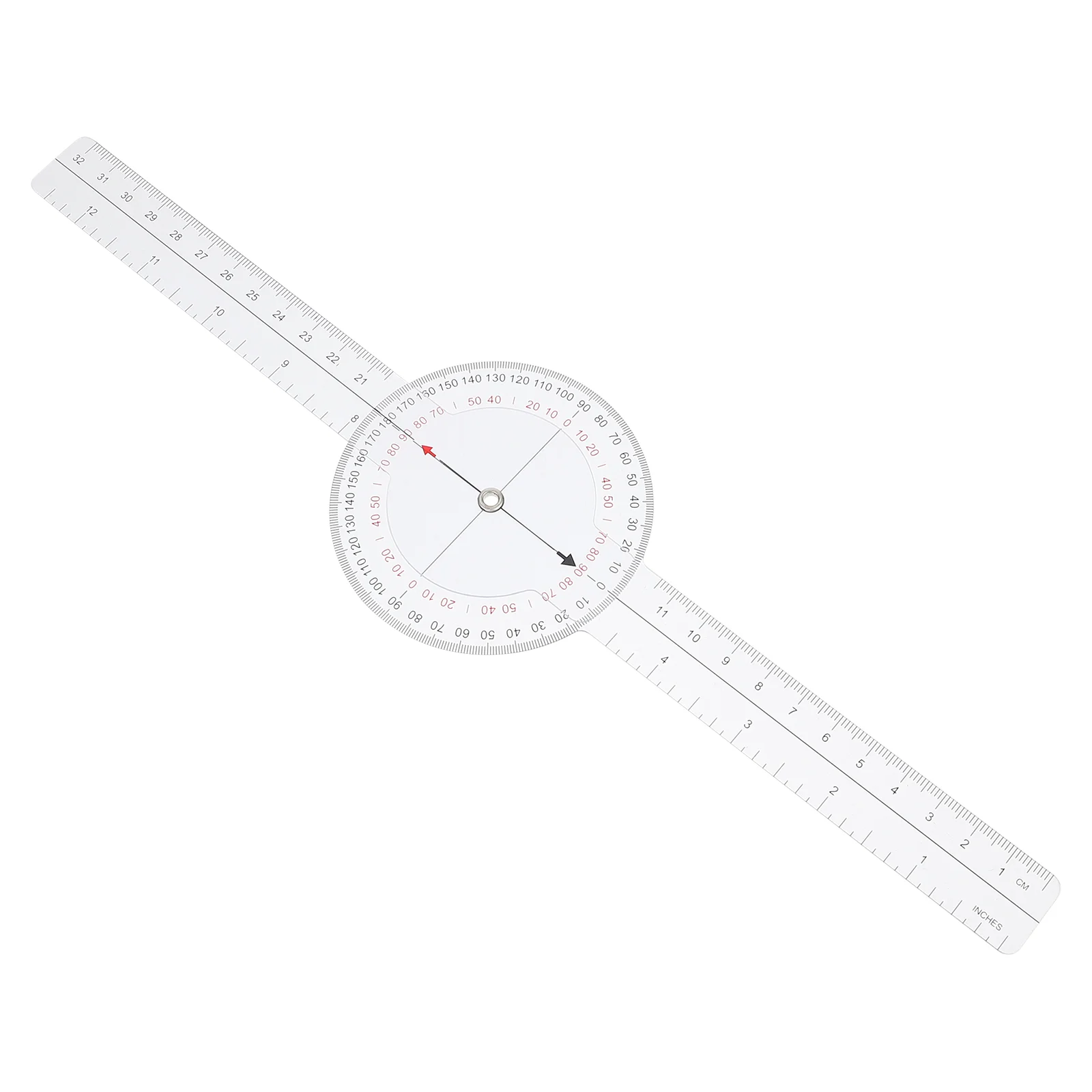 

Plastic Goniometer Angle Ruler Clear Transparent Protractor for Joint Movement Range Measurement Engineering Student Drawing