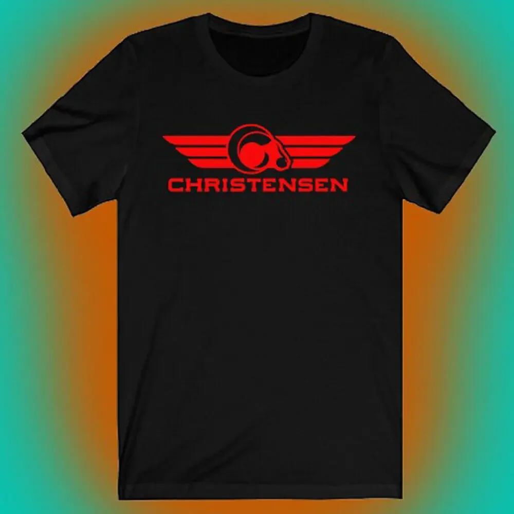 Christensen Arms Red Men's Black T shirt Size S to 5XL