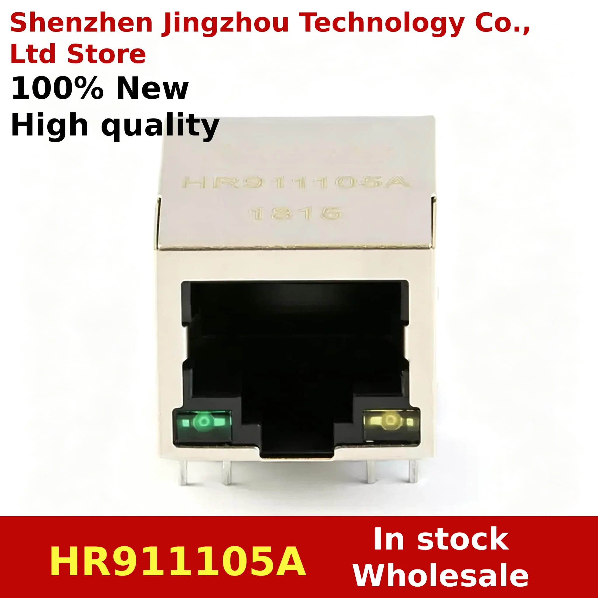 (5/10PCS) 100% New HanRun HR911105A transformer RJ45 LIGHT Chip In Stock