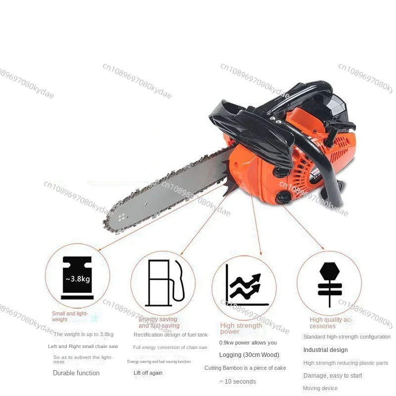 12 Inch High Power Bamboo Wood Cutting Chainsaw Electric Carpentry Saw Home Garden Woodworking Tool