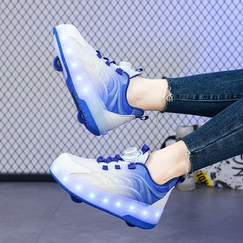 Kids LED Light Roller Shoes 2