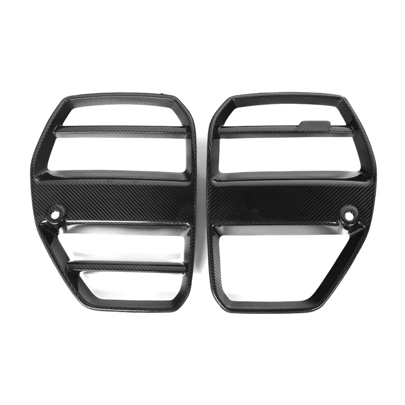 DTM style Dry Carbon Fiber grille For BMW G80 G82 G83 M3 M4 2021+ Front Center Grill  With ACC car Front Bumper grills