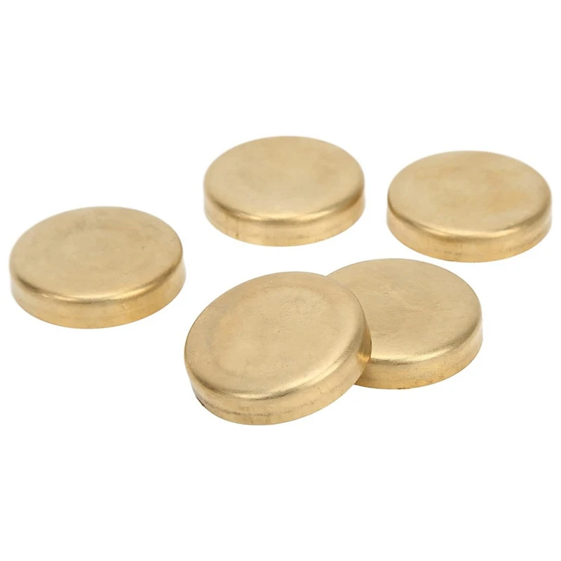 Brass Freeze Plug Kit Engine Expansion Plugs PE-108R PE108B For Small Block Windsor Engines 255Ci 260Ci 289Ci 1962-2001