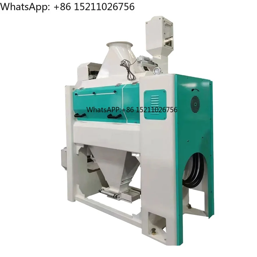 New Design Up-suction WFFN35JS 3-6 T/H Output Industrial Rice Whitener for Rice Mill Emery Roller Rice Whitening Machine