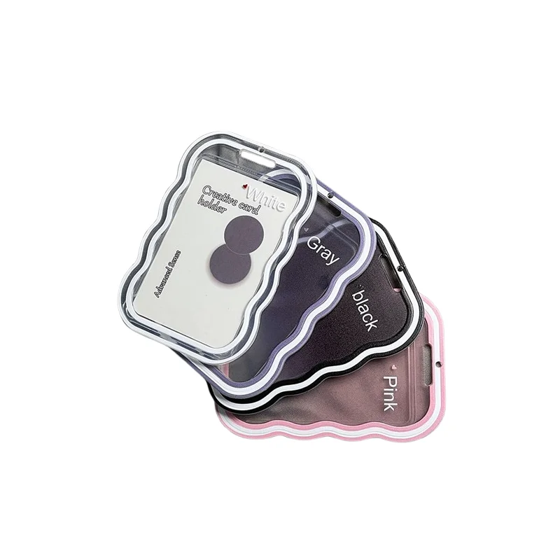 Ins Style Photocard Holder Transparent Card Holder Keychain Photo Sleeves Bus Card Student Card Case Photo Protector