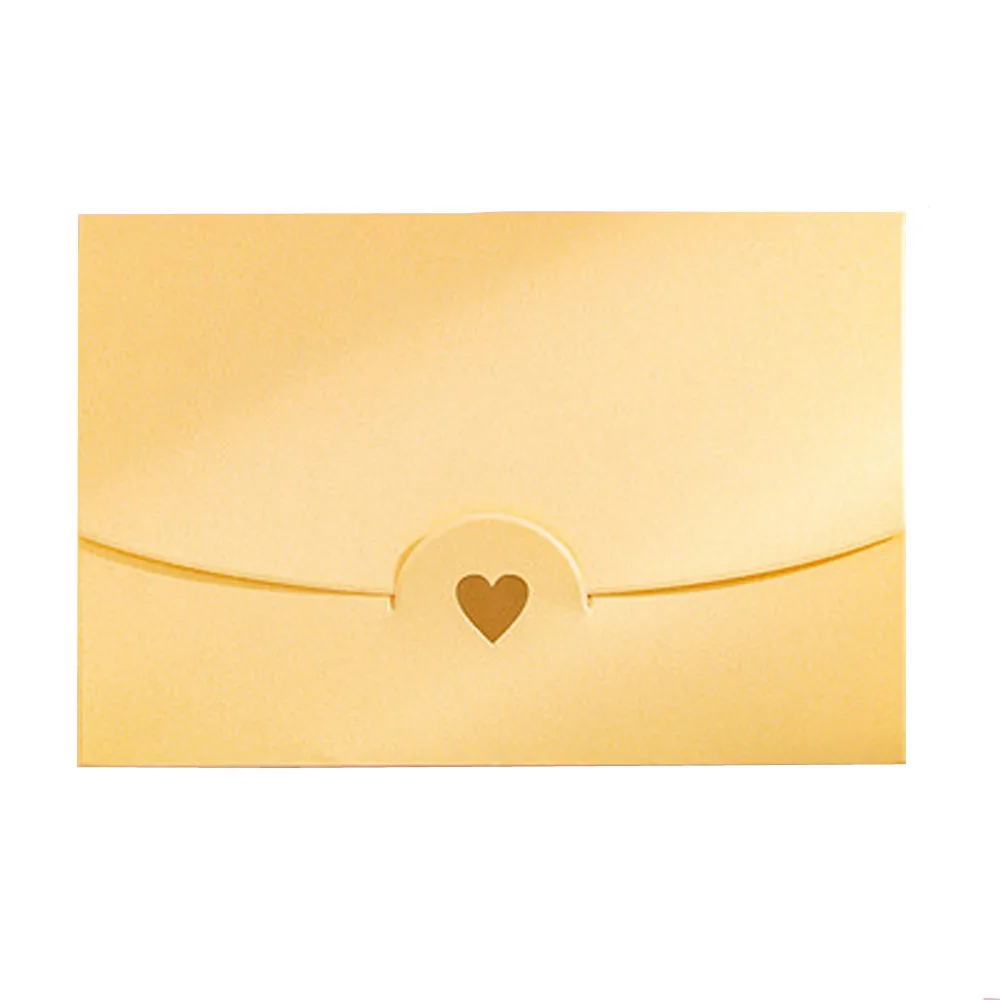 

Pieces/lot Small 10.5*7CM Pearlescent Paper Gift Envelope Stamping Love Mini Envelopes Paper Envelopes Name Card Greeting Card
