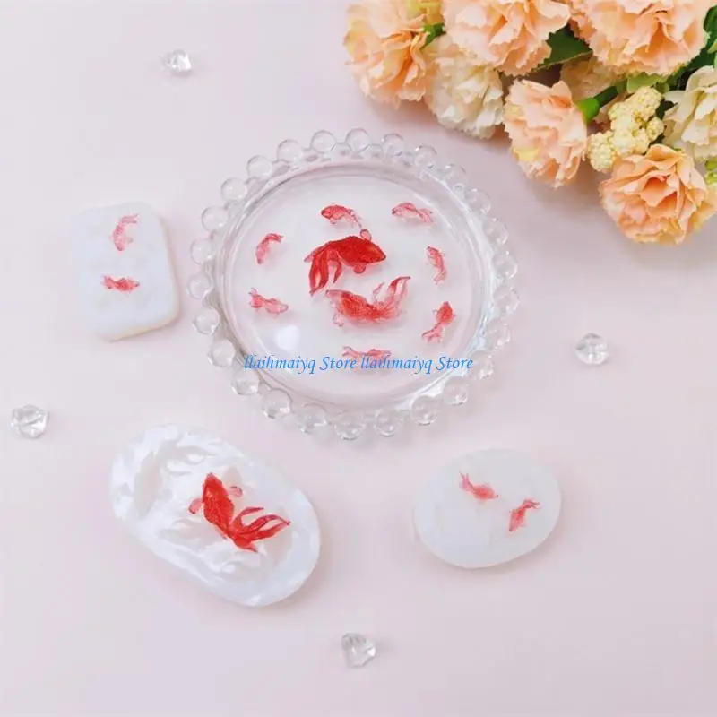 573B Nonstick Reusable Carp Silicone Mold Perfect for DIY Crafts Holiday Decorations